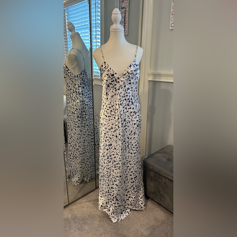 Vintage 80’s Georgette Trabolsi Satin Slip Dress Size Medium